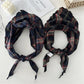 Scarvii - Vintage Plaid Triangle Scarf
