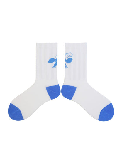 Rufia - Playful Cartoon Character Sports Ankle Socks