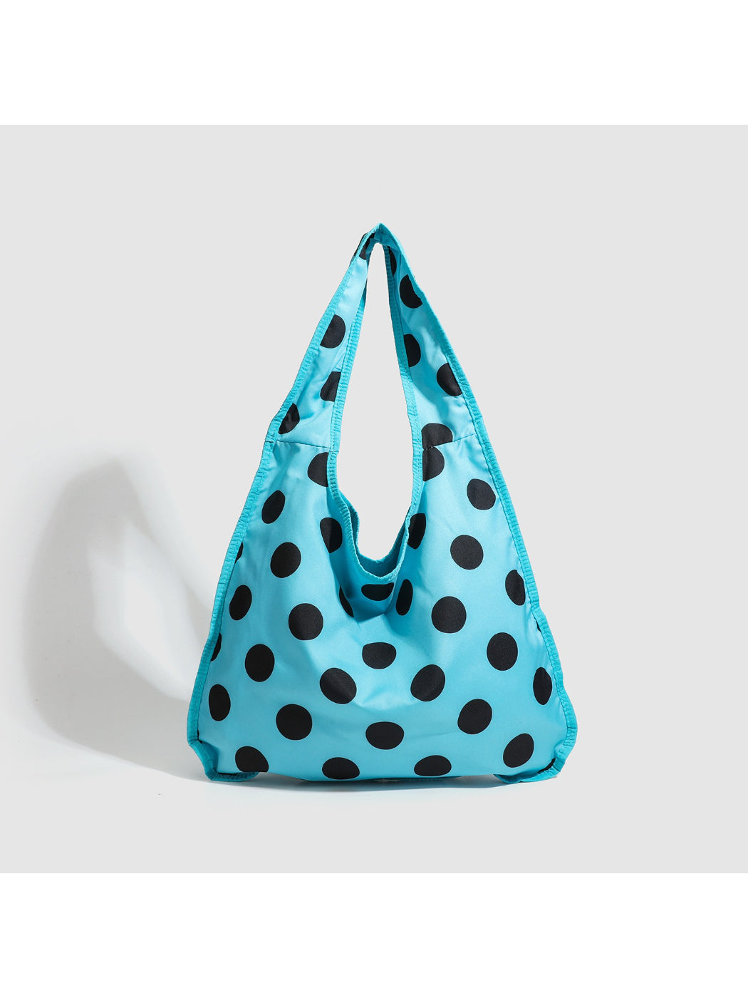 Cosbai - Lightweight Polka Dot Shoulder Tote Bag