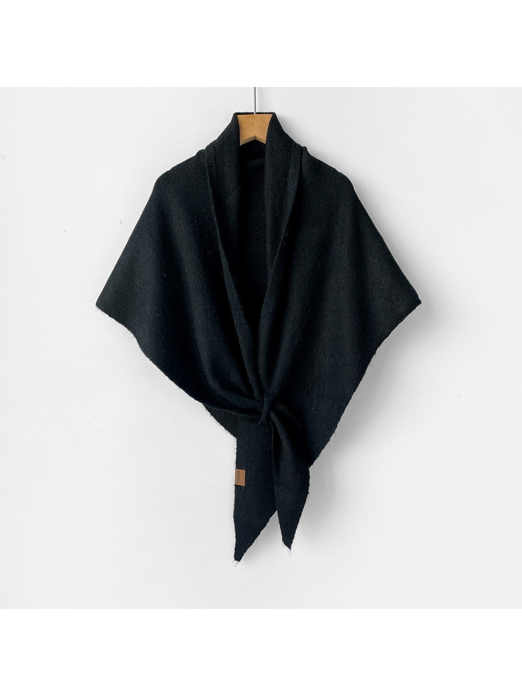 Scarvii - Solid Color Knit Triangle Shawl