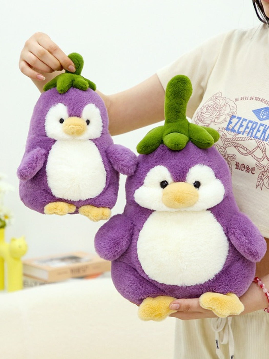 Kawai - Purple Penguin Plush Toy - Cozy & Sweet