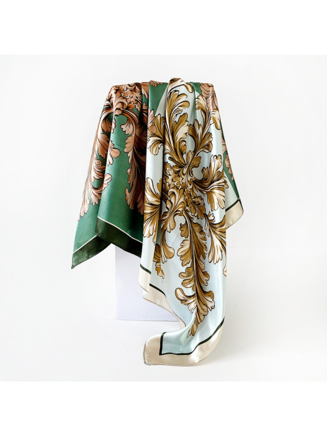 Scarvii - Vintage Baroque Print Square Scarf