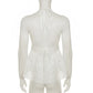 Vesty - Boho White Lace Halter Top - Sexy & Charm