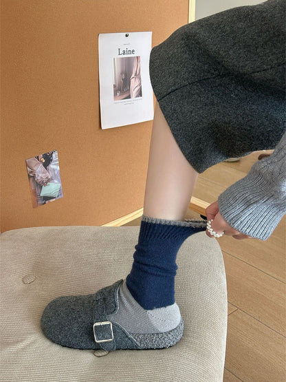 Rufia - Soft Colorblock Crew Socks
