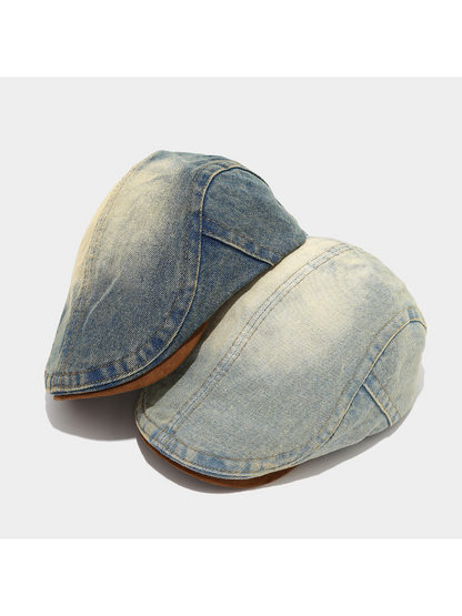 Haila - Vintage Textured Newsboy Cap