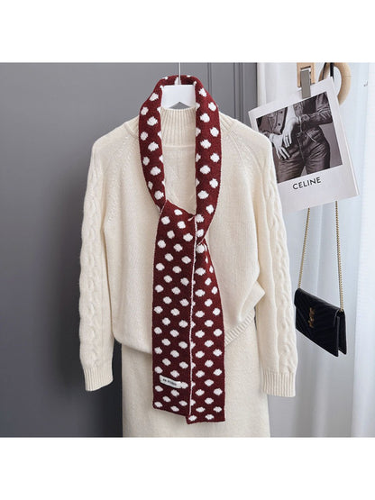 Scarvii - Reversible Soft Dot Scarf