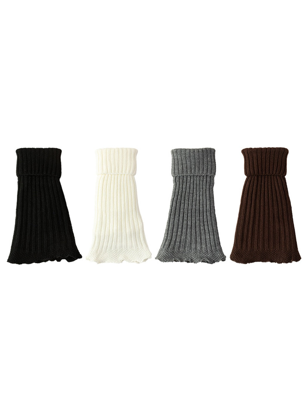 Cozyra - Mid-Calf Solid Color Knit Leg Warmer