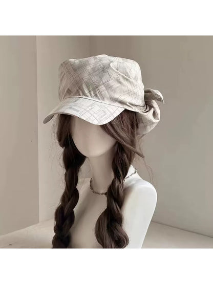Haila - Punk Style Curved Brim Headscarf Cap