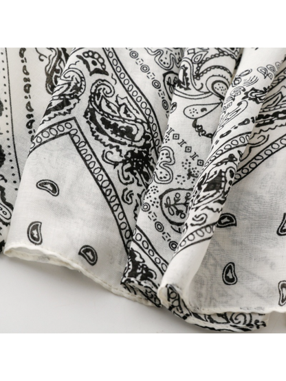 Scarvii - Paisley Patchwork Lightweight Wrap Scarf