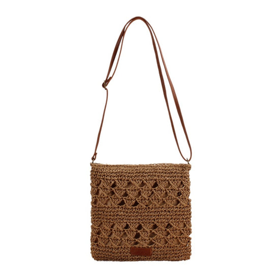Cosbai - Roomy Crochet Crossbody Bag - Classic & Chic