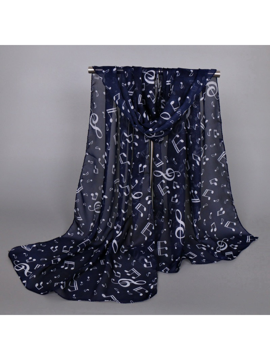 Scarvii - Spring Summer Music Note Print Scarf
