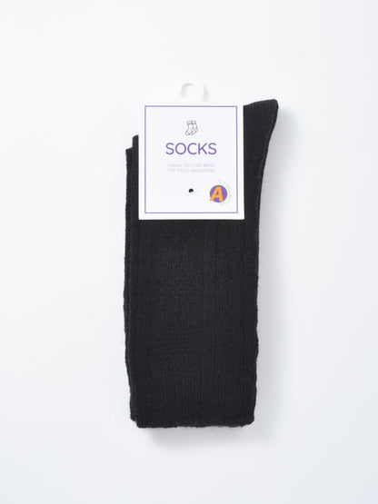 Rufia - Solid Color Mid-Calf Socks
