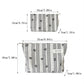 Cosbai gingham bow makeup pouch on a plain background