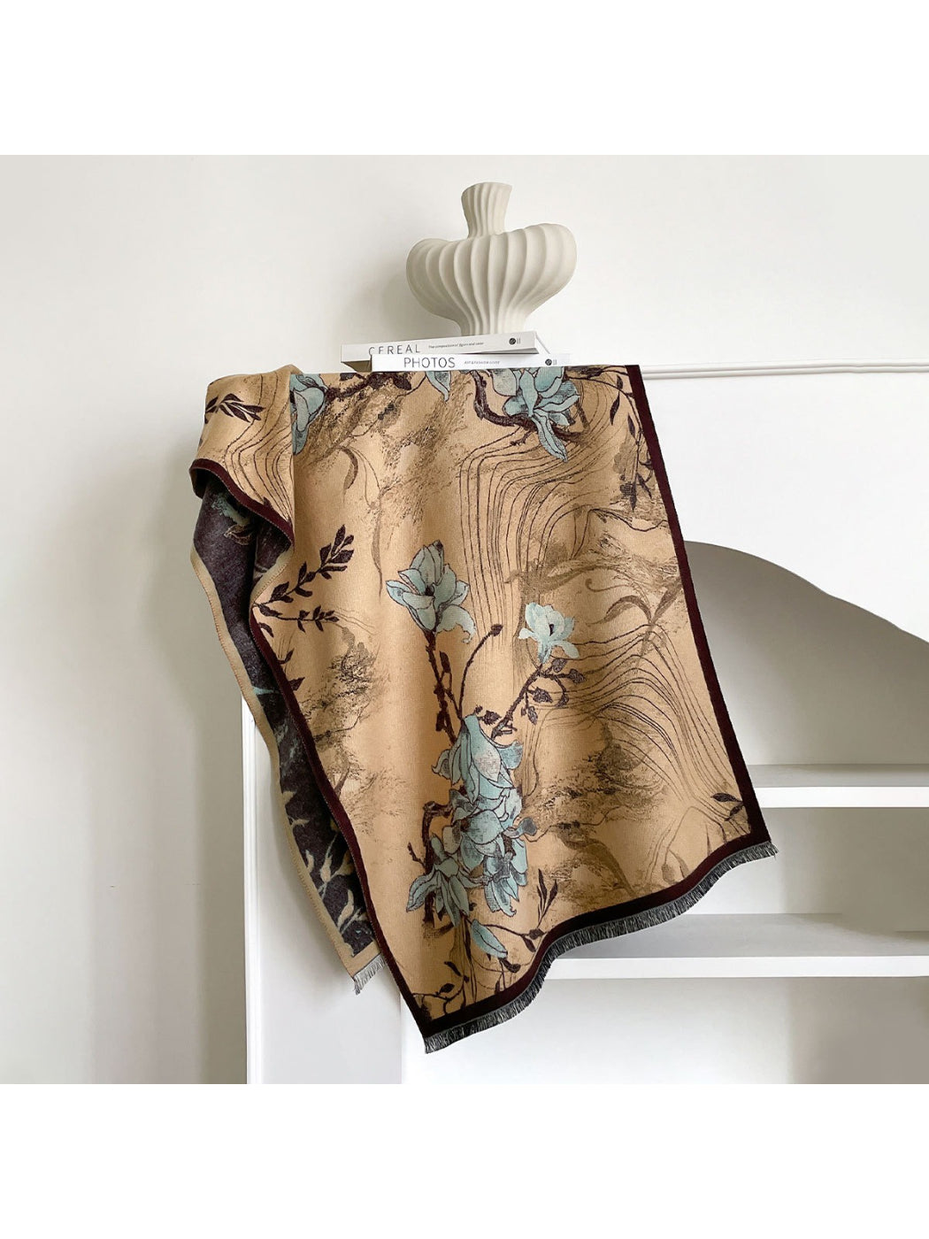 Scarvii - Vintage Abstract Art Paisley Print Scarf & Wrap