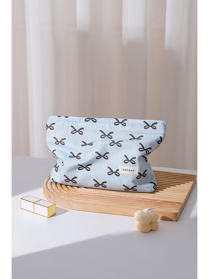 Cosbai Floral Bow Print Handheld Cosmetic Bag product photo 9