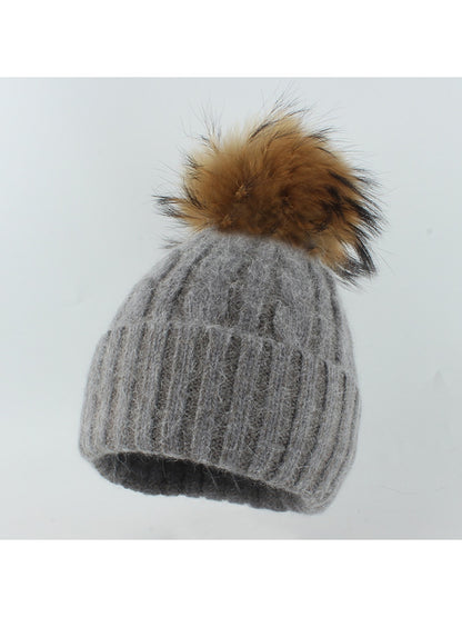 Haila - Thickened Ribbed Cuff Winter Knit Beanie