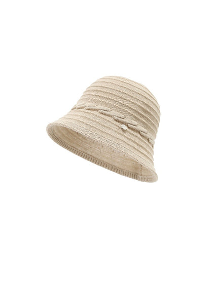 Top view of Haila classic lightweight woven bucket hat