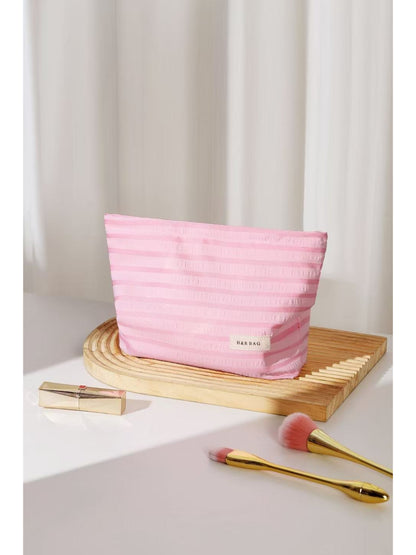 Cosbai - Classic Stripe Cosmetic Bag