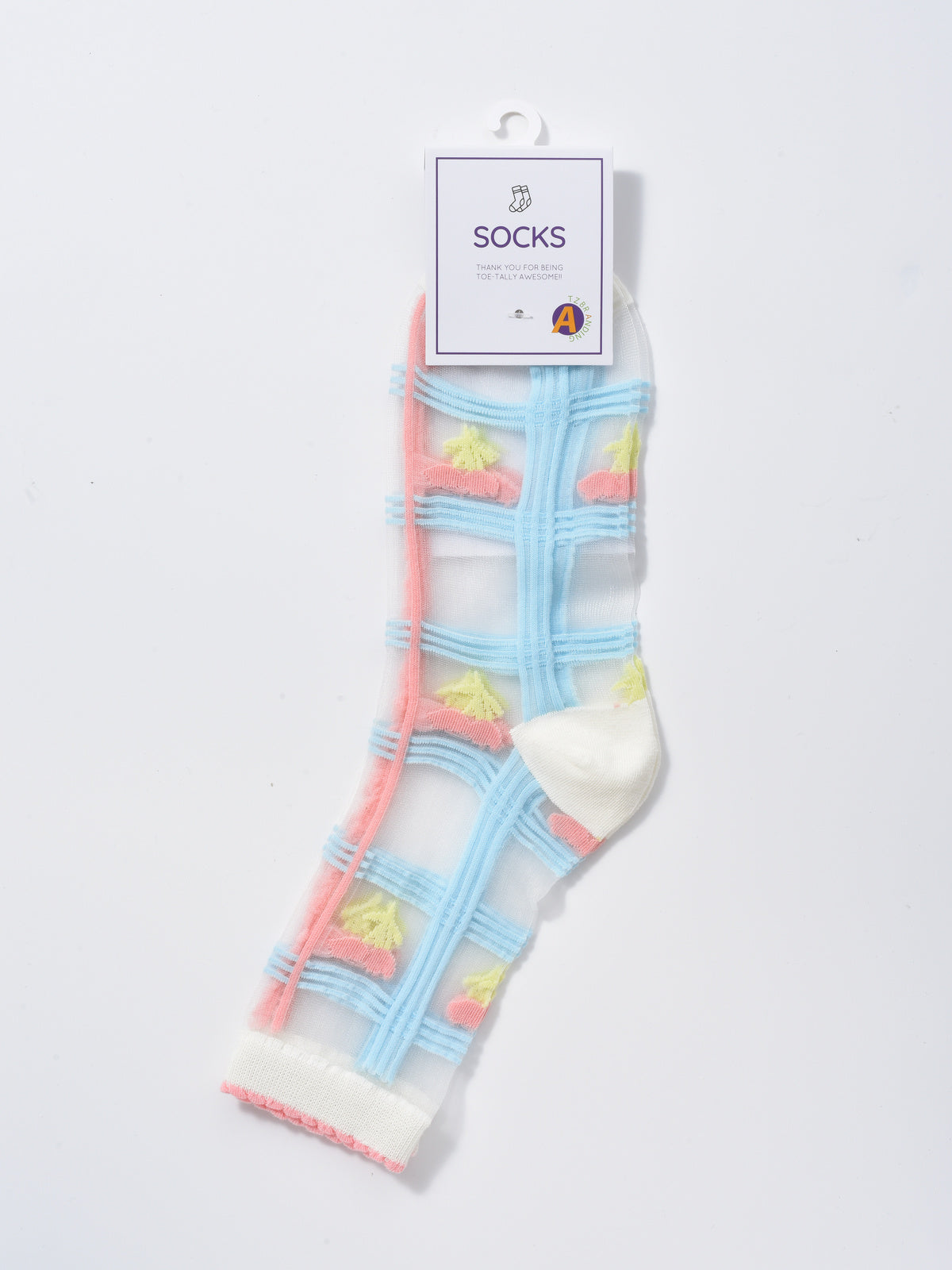 Rufia - Garden Bloom Sheer Crew Socks