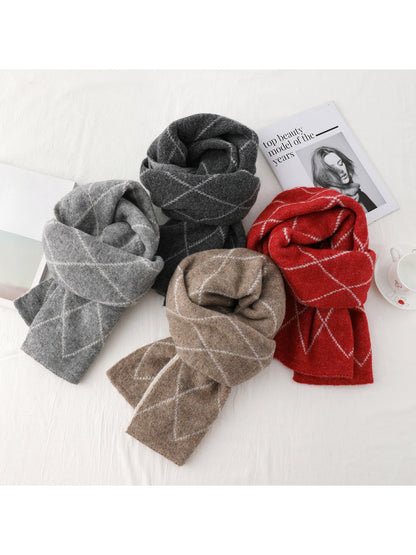 Scarvii Diamond Plaid Winter Scarf