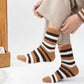 Rufia - Striped Men's Towel Socks