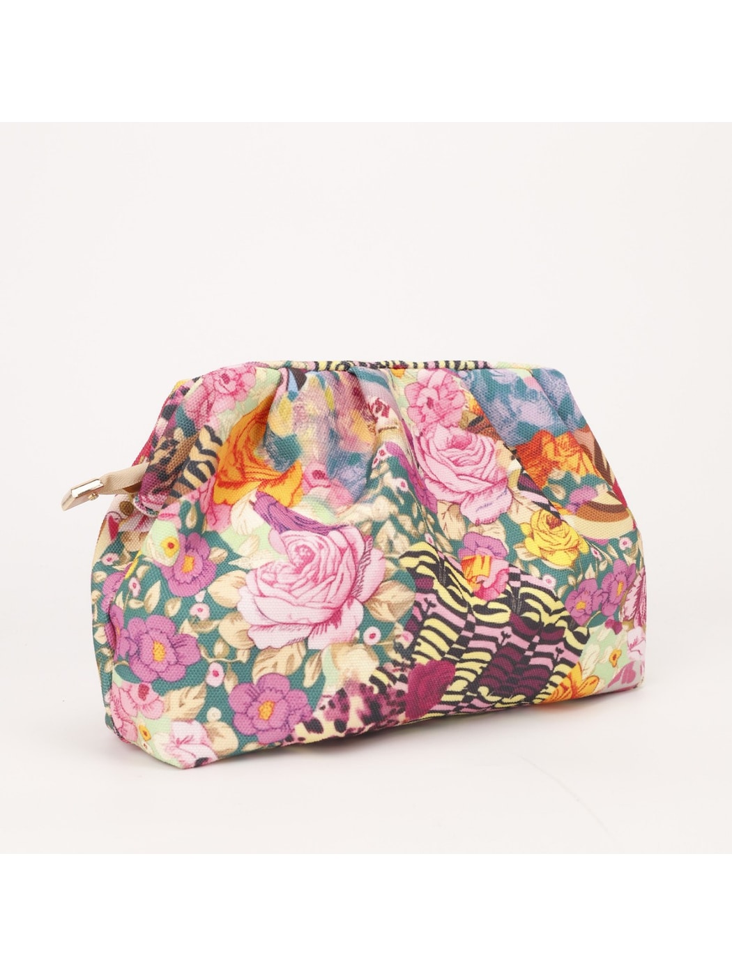 Cosbai - Art Floral Pattern Clutch Bag