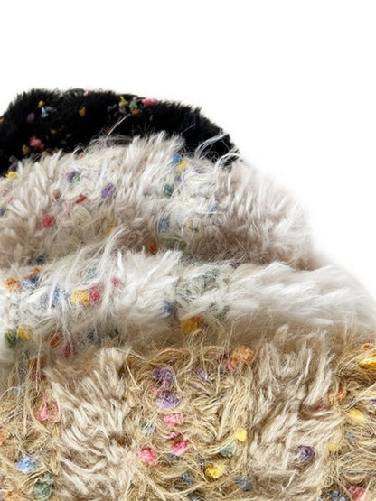Haila - Knitted Bucket Hat with Polka Dot