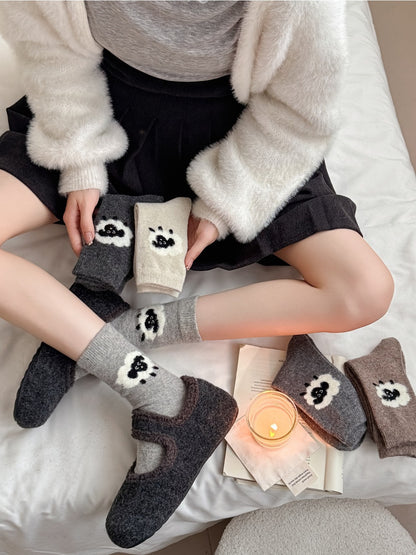 Rufia - Cozy Cute Lambs Women's Socks