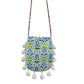 Cosbai - Retro Atlas-Pattern Knit Shoulder Bag - Vintage & Practical