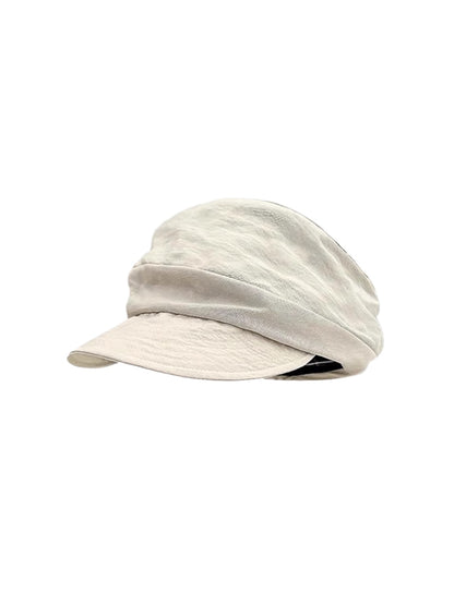 Haila - Soft Crown Folded Band Curved Brim Cap