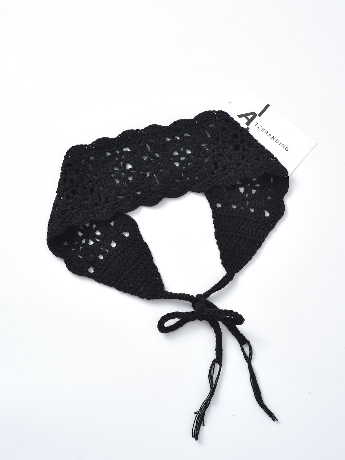 Scarvii- Crochet Tie-Back Headband