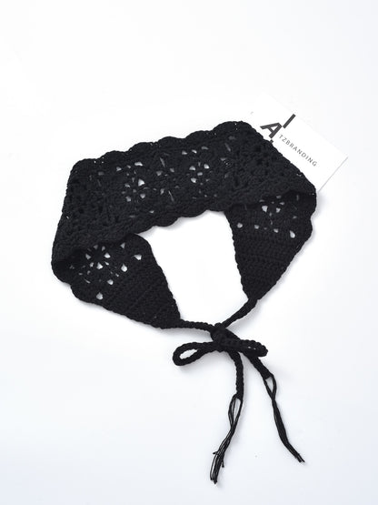 Scarvii- Crochet Tie-Back Headband