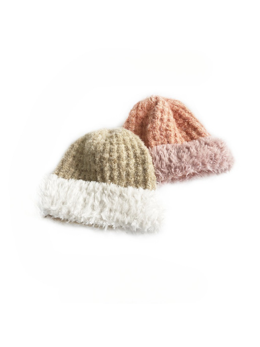 Haila - Soft Plush Cuffed Knit Beanie