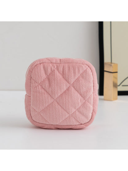 Cosbai - Portable Quilted Zipper Storage Bag