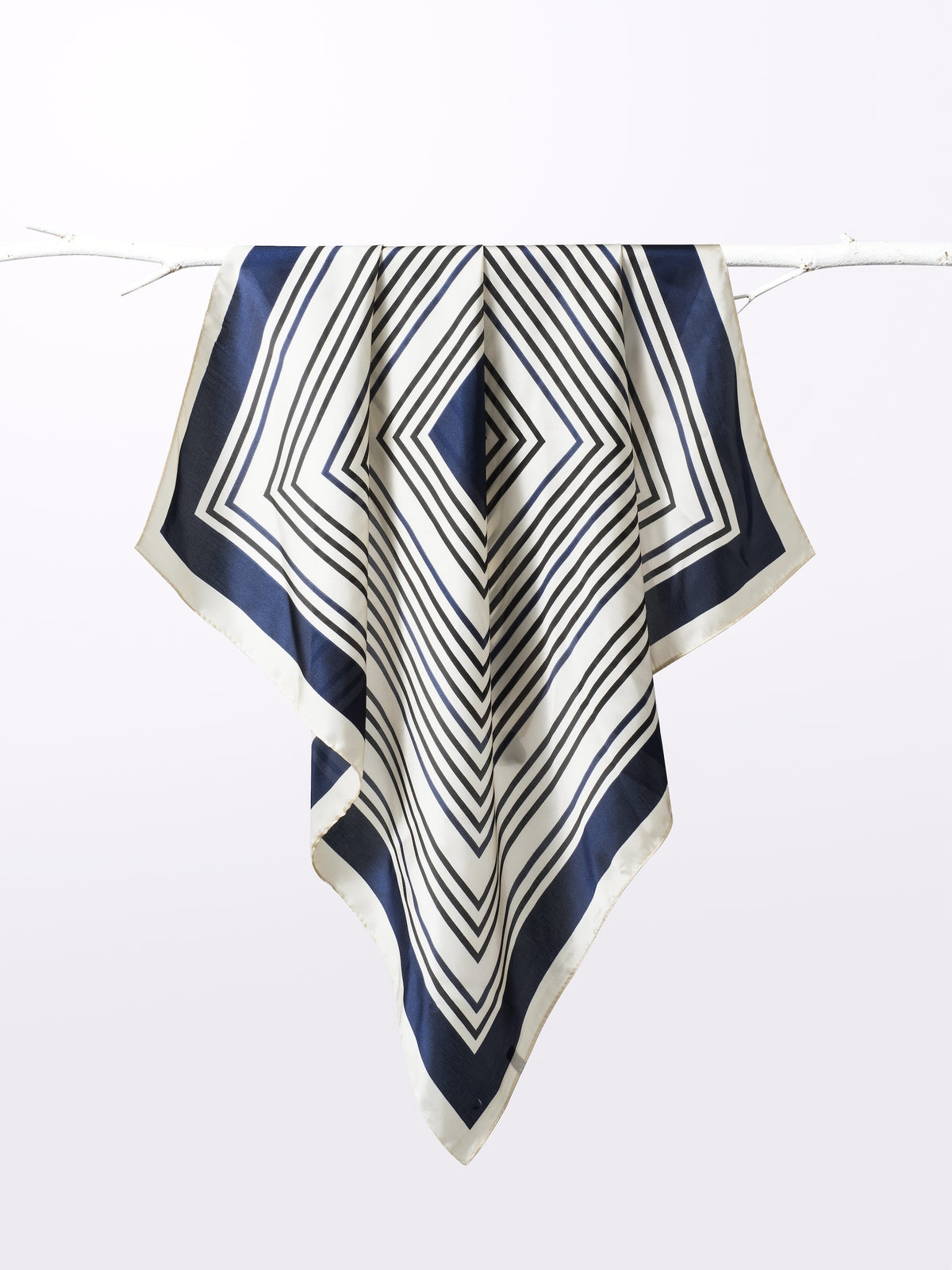 Scarvii - Striped Square Scarf