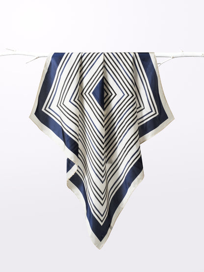 Scarvii - Striped Square Scarf
