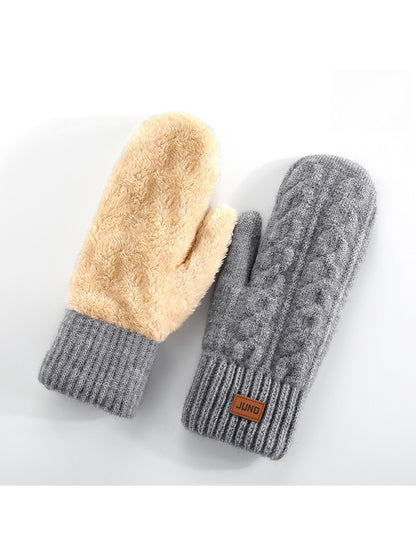 Gloving - Classic Thickened Full-Cover Mittens for Women