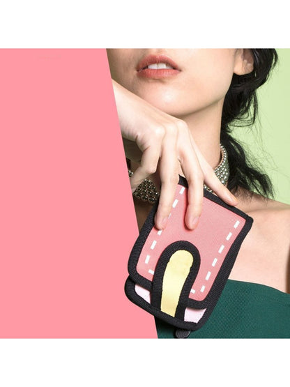 Cosbai - Cartoon Canvas Wallet Pouch