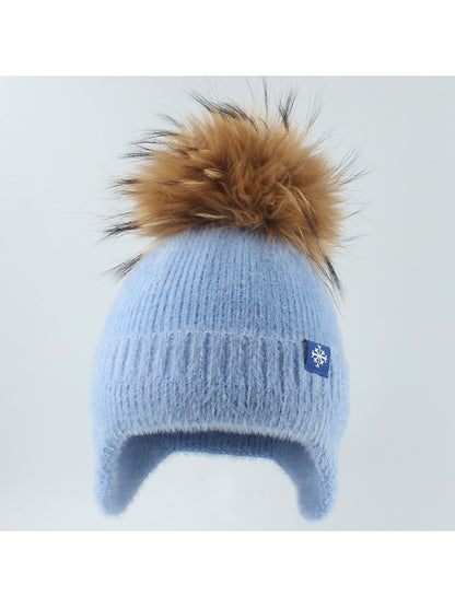 Haila - Simple Brimless Ear Coverage Knit Beanie