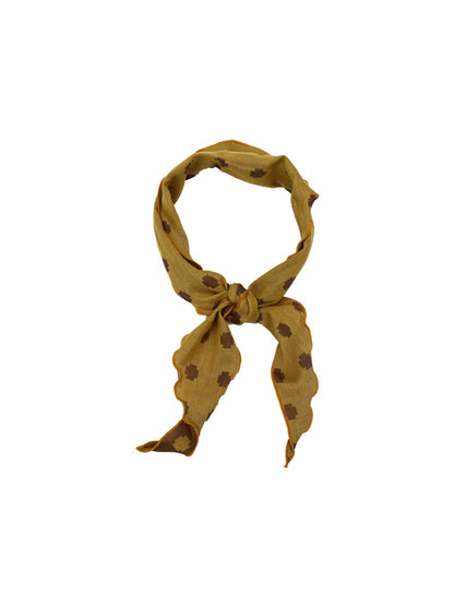 Scarvii - Geometric Print Two Tone Triangle Bandana