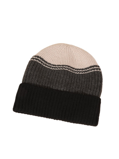 Haila - Color-block Knitted Beanie