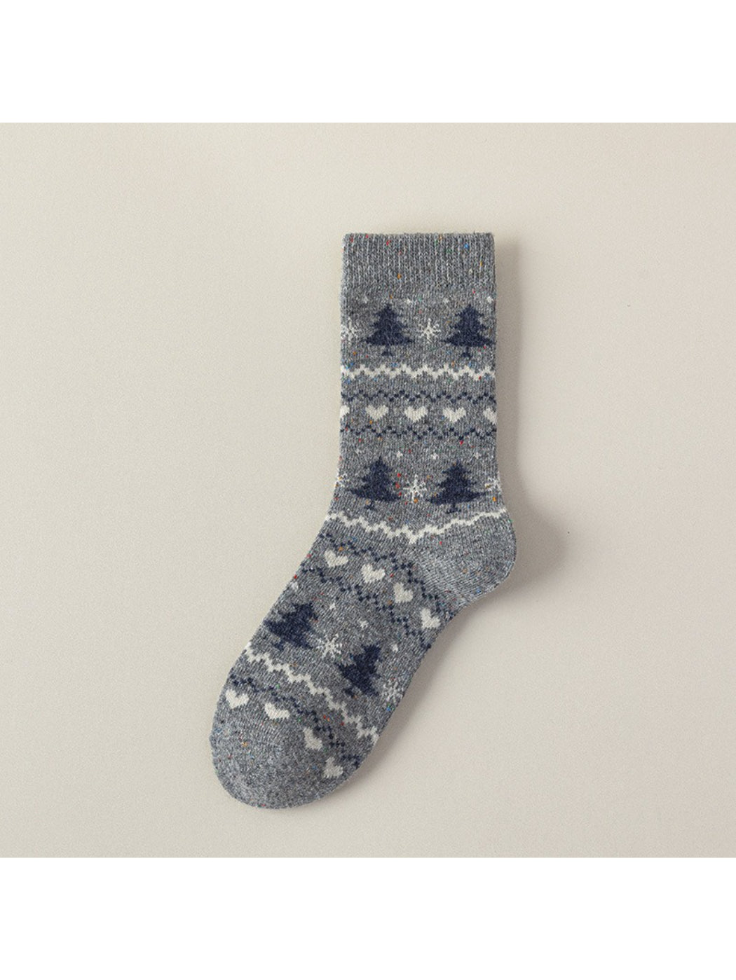 Rufia - Cozy Winter Forest Crew Socks