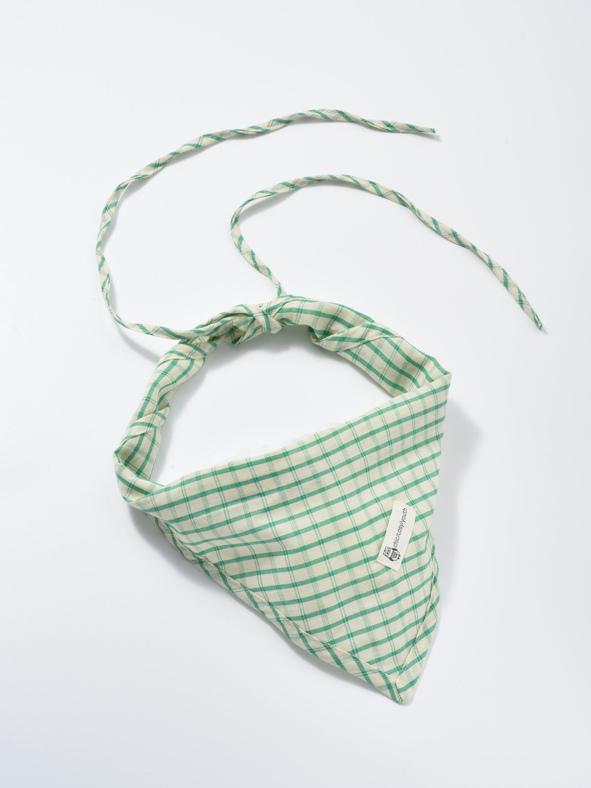 Scarvii - Plaid Triangle Headscarf