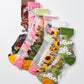 Rufia - Delicate Floral Summer Socks