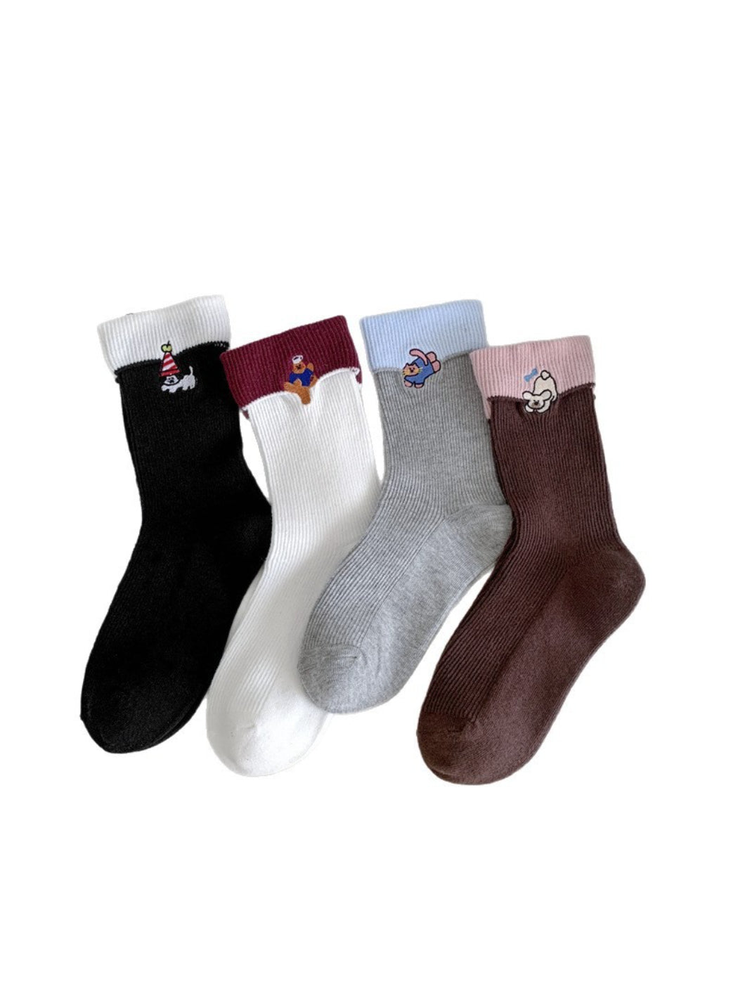 Rufia - Playful Character Ribbed Crew Socks product image 4
