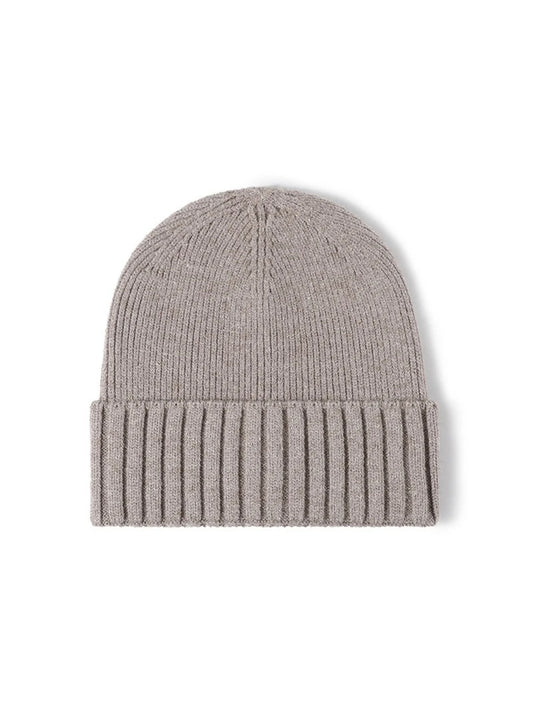 Haila - Classic Solid Ribbed Cuffed Beanie