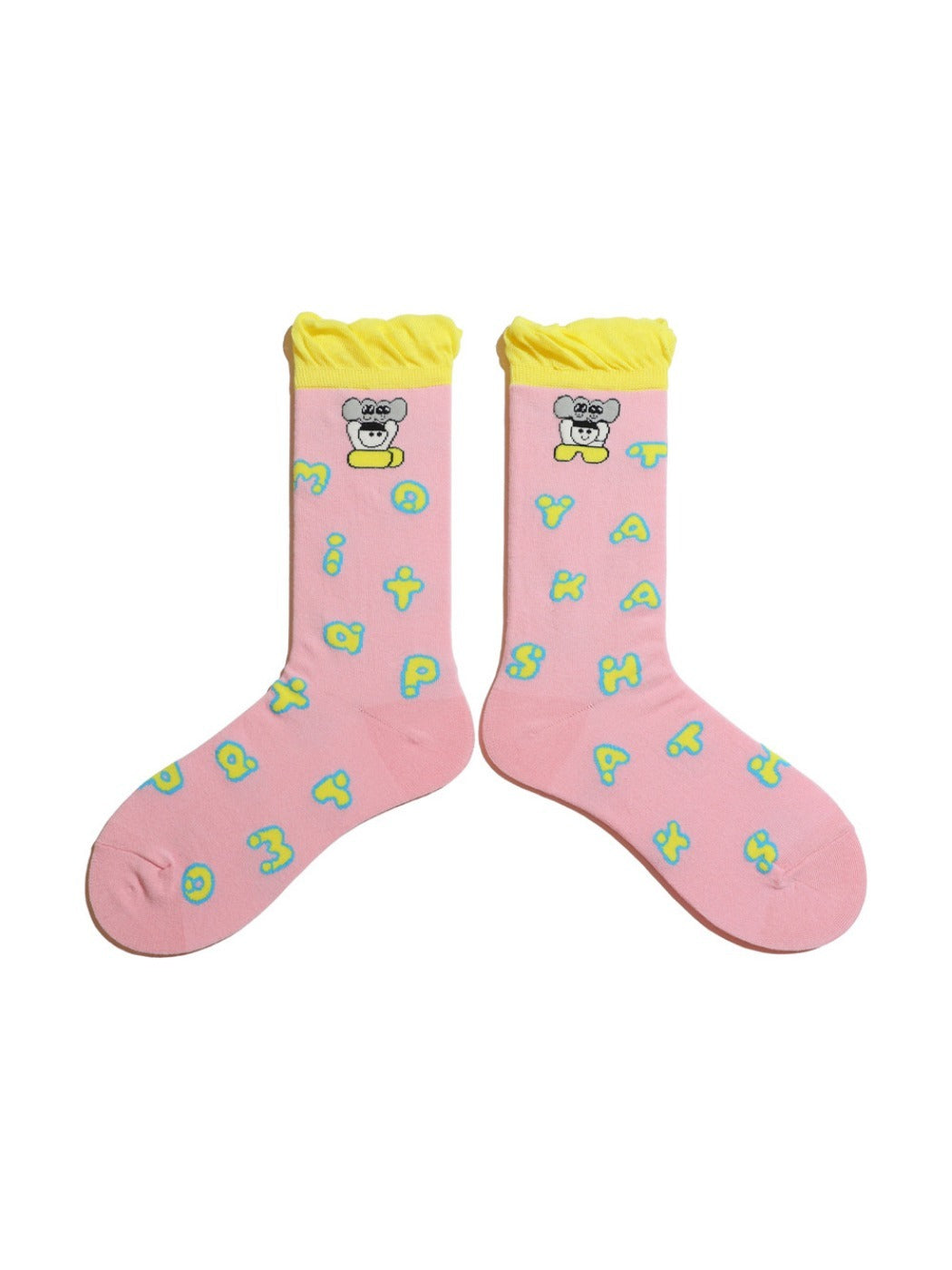 Rufia - Artist Illustration Colorful Crew Socks