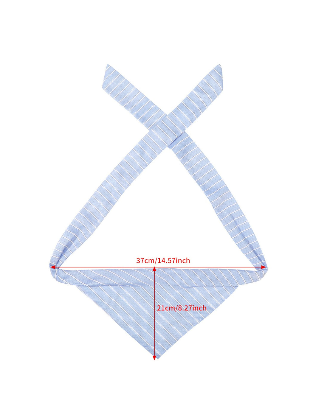 Scarvii Casual Stripe Long Tie Head Scarf