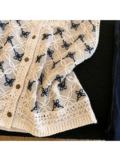 Crosa - Fitted Short Button Front Knit Vest