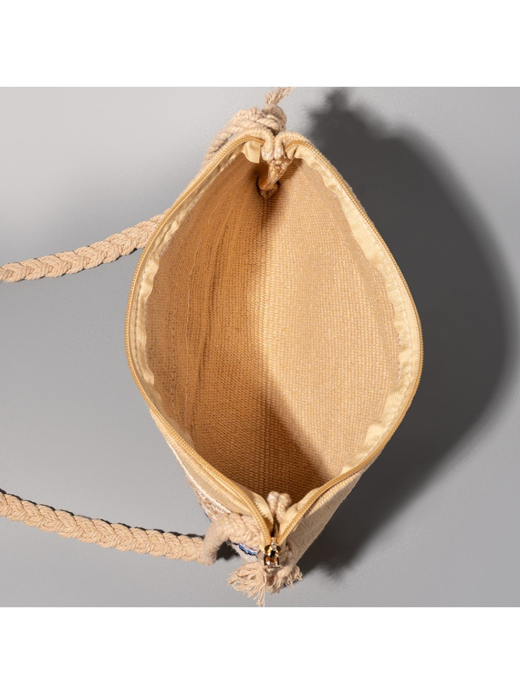 Cosbai - Boho Woven Crossbody Bag - Minimalist & Spacious
